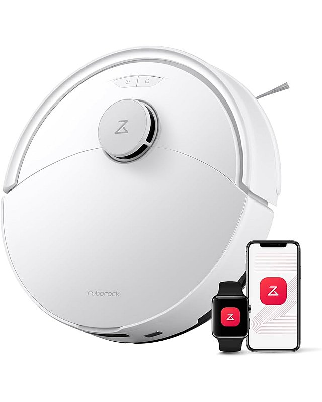 Roborock Q10 X5+ mit 10.000 Pa HyperForce-Saugkraft und Auto-Entleerungstation Weiß