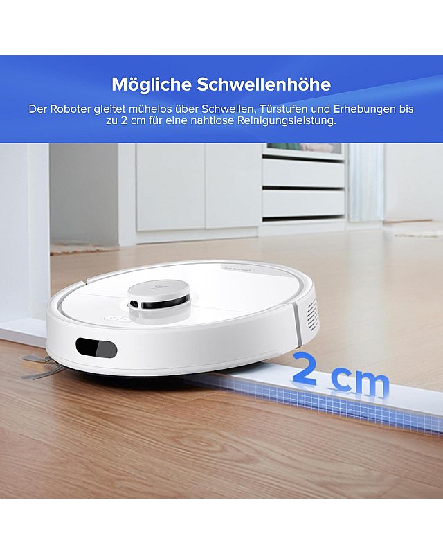 Roborock Q7 L5+ Saug- und Wischroboter mit Auto-Entleerungsstation Weiß