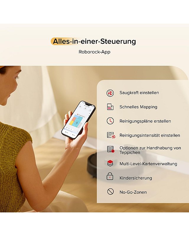 Roborock Q7 M5 Saug- und Wischroboter (Upgrade vom Q7 Max) Schwarz