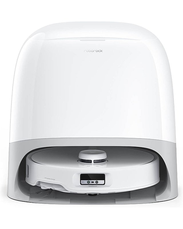 Roborock Qrevo Curv Saugroboter mit Multifunktions-Dockingstation 3.0 Weiß (Generalüberholt – 90 % wie neu)