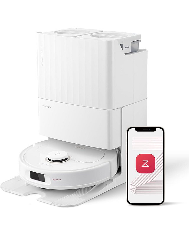 Roborock Qrevo Pro Saugroboter mit Multifunktions-Dockingstation 2.0 Weiß (Generalüberholt – 90 % wie neu)