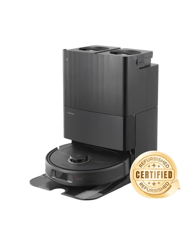 Roborock Qrevo Pro Saugroboter mit Multifunktions-Dockingstation 2.0 Schwarz (Generalüberholt – 90 % wie neu)
