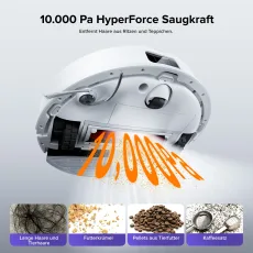 Roborock Q10 S5 Saug- und Wischroboter Weiß