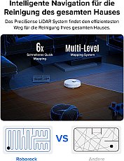 Roborock Q7 L5 Saug- und Wischroboter (Upgrade vom Q5 Pro) Weiß