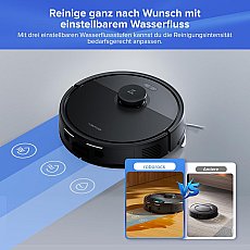 Roborock Q7 L5+ Saug- und Wischroboter mit Auto-Entleerungsstation Schwarz