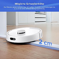 Roborock Q7 L5+ Saug- und Wischroboter mit Auto-Entleerungsstation Weiß