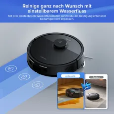 Roborock Q7 L5+ Set Saug- und Wischroboter mit Auto-Entleerungsstation mit zwei zusätzlichen Staubbeuteln Schwarz