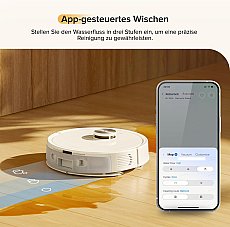 Roborock Q7 M5 Set Saug- und Wischroboter mit zusätzlichem Wischtuch*2 Stk. (Upgrade vom Q7 Max) Weiß