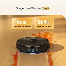 Roborock Q7 M5 Saug- und Wischroboter (Upgrade vom Q7 Max) Schwarz