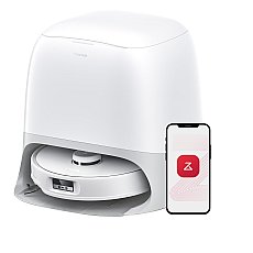 Roborock Qrevo Curv Saugroboter mit Multifunktions-Dockingstation 3.0 Weiß (Generalüberholt – 90 % wie neu)