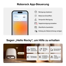 Roborock Qrevo CurvX Saugroboter mit Multifunktions-Dockingstation 3.0 Thermo+, 22.000 Pa HyperForce®-Saugkraft
