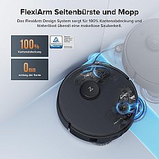 Roborock Qrevo Edge S5A Saugroboter (verbessert von Qrevo Pro) mit Multifunktions-Dockingstation 3.0 Schwarz