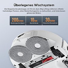 Roborock Qrevo Edge S5A Saugroboter (verbessert von Qrevo Pro) mit Multifunktions-Dockingstation 3.0 Weiß