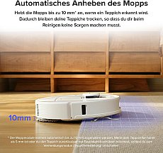 Roborock Qrevo Pro Saugroboter mit Multifunktions-Dockingstation 2.0 Weiß (Generalüberholt – 90 % wie neu)