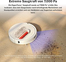 Roborock Qrevo Pro Saugroboter mit Multifunktions-Dockingstation 2.0 Weiß (Generalüberholt – 90 % wie neu)