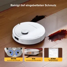 Roborock Qrevo S5V Saugroboter mit Multifunktions-Dockingstation Weiß