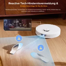 Roborock Qrevo S5V Saugroboter mit Multifunktions-Dockingstation Weiß