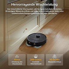 Roborock Qrevo S Saugroboter mit Multifunktions-Dockingstation Schwarz (Generalüberholt – 90 % wie neu)