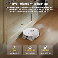 Roborock Qrevo S Saugroboter mit Multifunktions-Dockingstation Weiß (Generalüberholt – 90 % wie neu)