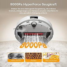 Roborock Qrevo S Saugroboter mit Multifunktions-Dockingstation Weiß (Generalüberholt – 90 % wie neu)