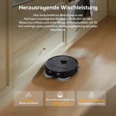 Roborock QV 35A Saugroboter mit Multifunktionsdock Schwarz