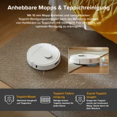 Roborock QV 35A Saugroboter mit Multifunktionsdock Weiß