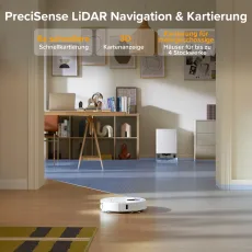 Roborock QV 35A Saugroboter mit Multifunktionsdock Weiß