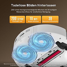 Roborock QV 35S Saugroboter mit Multifunktions-Dockingstation Weiß