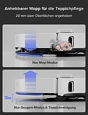 Roborock S8 MaxV Ultra Saugroboter mit 8-in-1 RockDock® Ultra