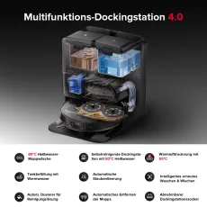 Roborock Saros Z70 Staubsaugerroboter mit mechanischem OmniGrip™ Arm Schwarz